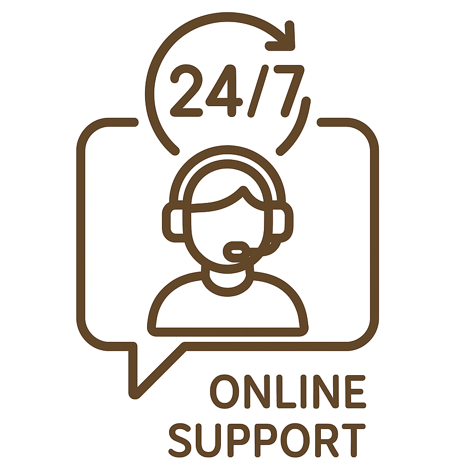 24/7 Online Support